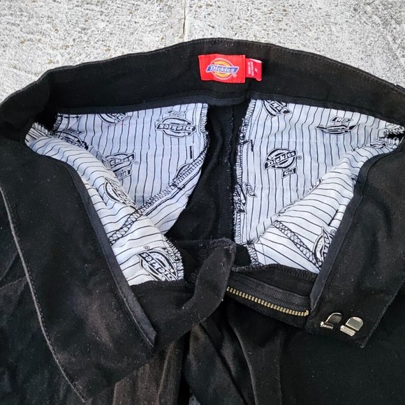 Dickies Girl Jeans Pant Black Boot Cut Mis Rise Stretch Pant Size 3 Junior 28X31 - Picture 6 of 9